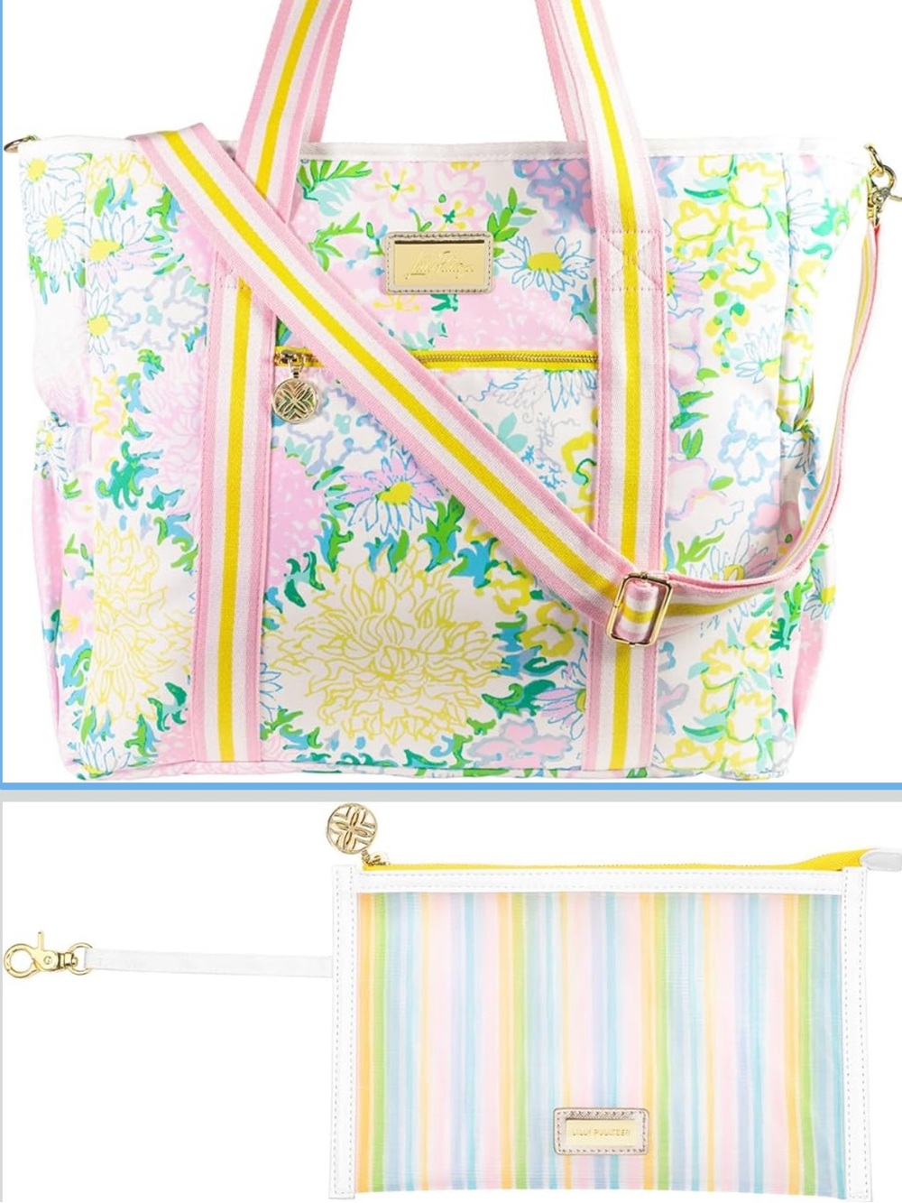 Lilly P. Tote & pouch!
